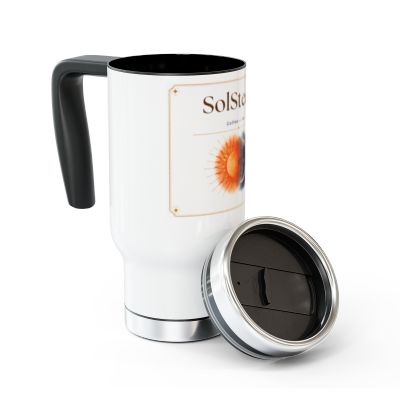 SolSteep Sun & Moon 14oz Stainless Steel Travel Mug with Handle